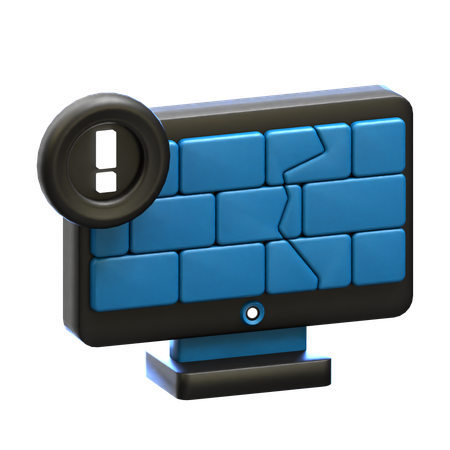 Notification error  3D Icon