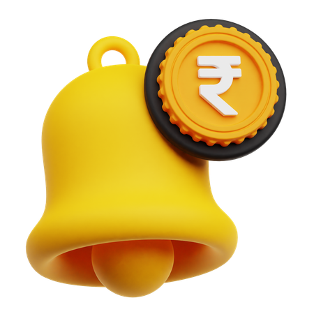 Notification financière  3D Icon