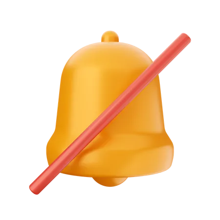 Notification muette  3D Icon