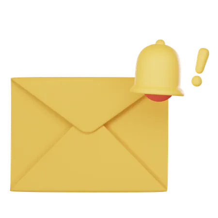 Notification par courrier  3D Icon