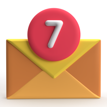 Notification par courrier  3D Icon