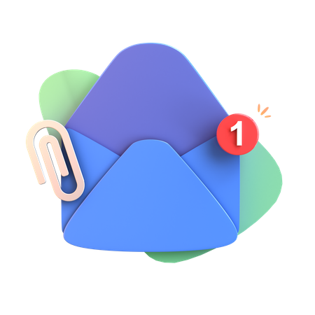 Notification par courrier  3D Icon