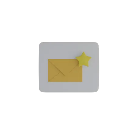 Notification par courrier  3D Icon