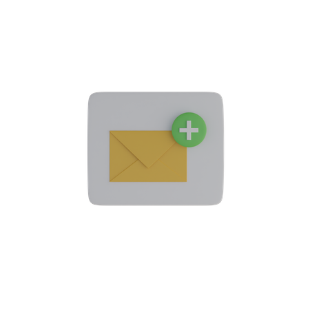 Notification par courrier  3D Icon