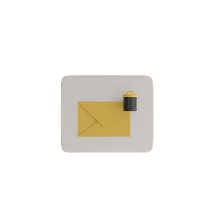 Notification par courrier  3D Icon