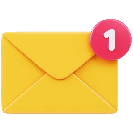 Notification par courrier  3D Icon