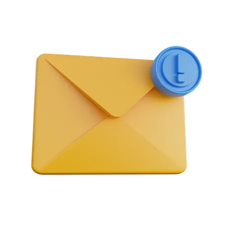 Notification par courrier électronique  3D Icon