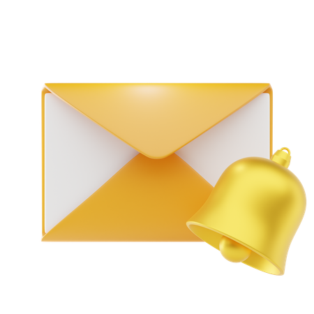 Notification par courrier électronique  3D Icon