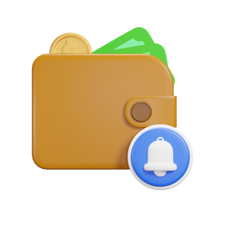 Notification Payment  3D Icon