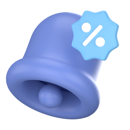 Notification promotionnelle  3D Icon