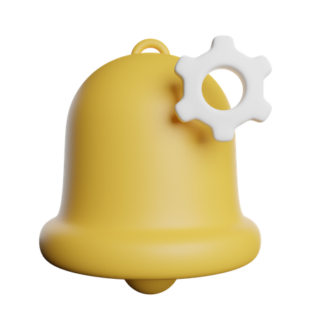 Notification Setting  3D Icon