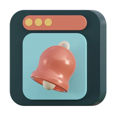 Site de notification  3D Icon