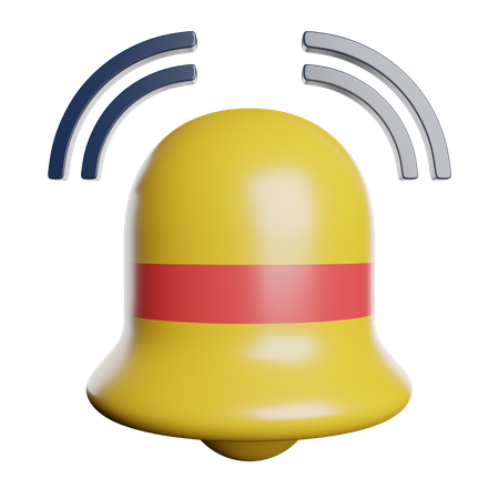 Cloche de notification  3D Icon