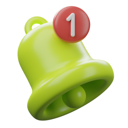 Cloche de notification  3D Icon