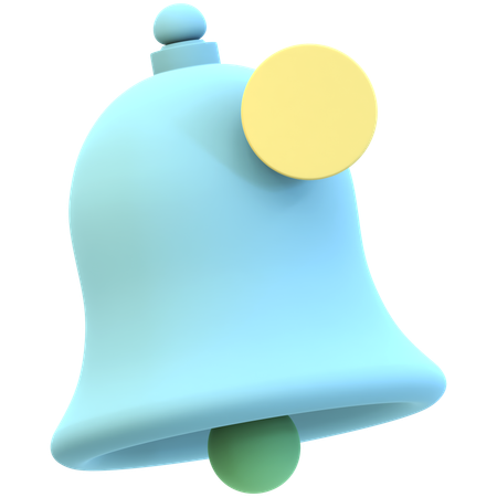 Cloche de notification  3D Icon