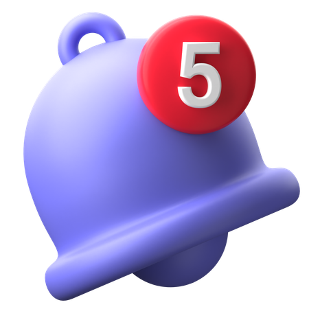 Cloche de notification  3D Icon