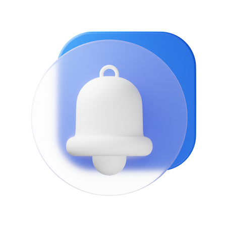 Cloche de notification  3D Icon