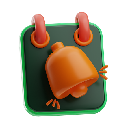 Cloche de notification  3D Icon