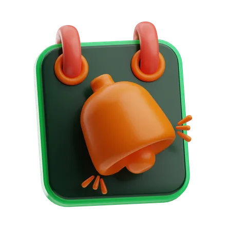 Cloche de notification  3D Icon