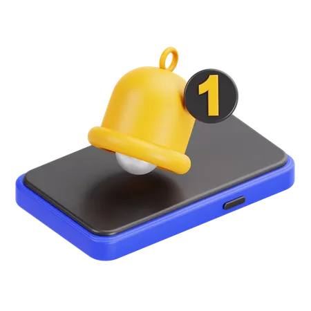 Notification téléphonique  3D Icon