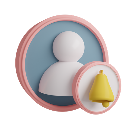 Notification utilisateur  3D Icon