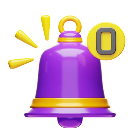 Notification vide  3D Icon