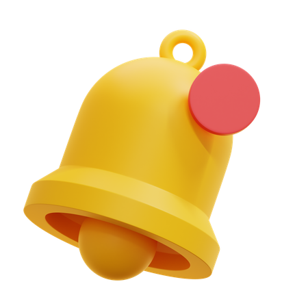 Notification with Badge  3D Icon