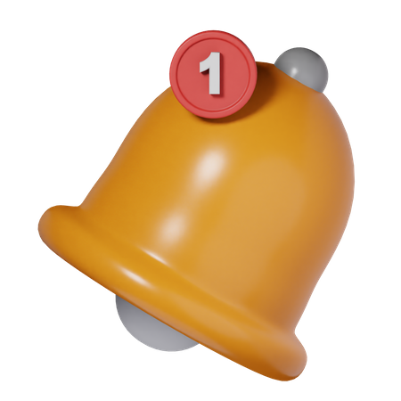 Notifications  3D Icon