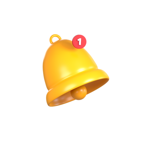 Notifications Bell  3D Icon