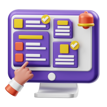 Notify  3D Icon