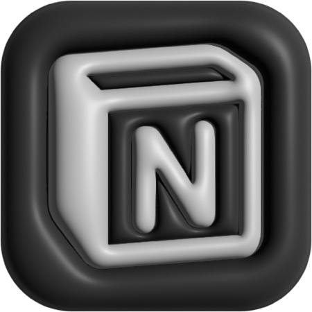 Notion  3D Icon