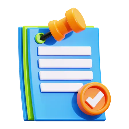 Memo  3D Icon