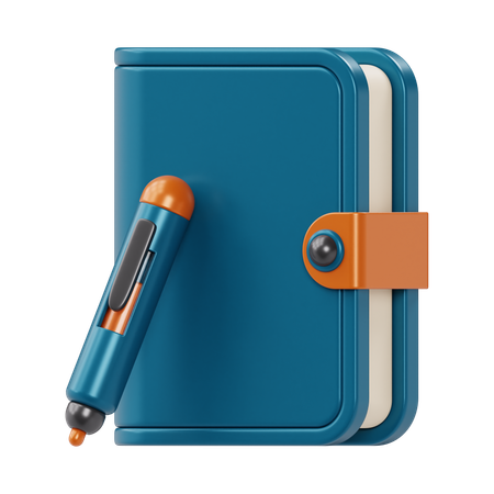 Notizbuch  3D Icon