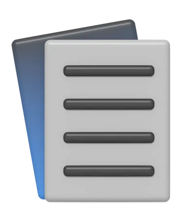 Notizbuch  3D Icon