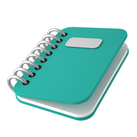 Notizbuch  3D Icon