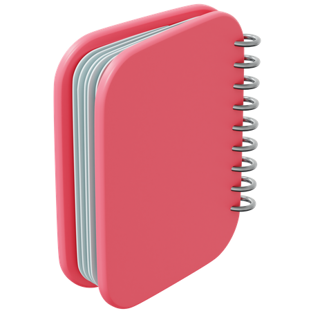 Notizbuch  3D Icon