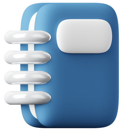 Notizbuch  3D Icon