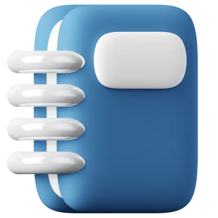 Notizbuch  3D Icon