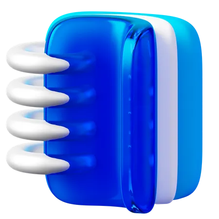 Notizbuch  3D Icon