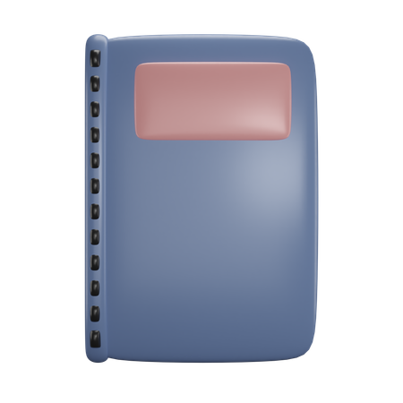 Notizbuch  3D Icon