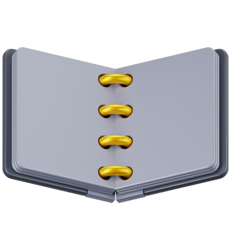 Notizbuch öffnen  3D Icon