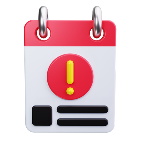 Notizenalarm  3D Icon