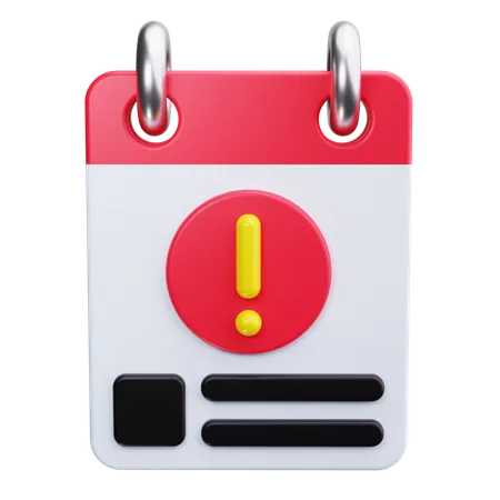 Notizenalarm  3D Icon