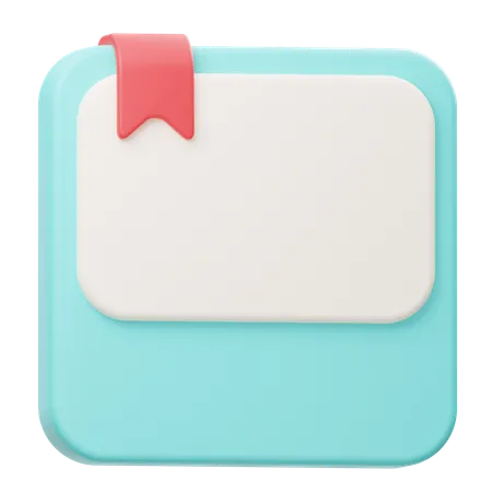 Briefpapier  3D Icon