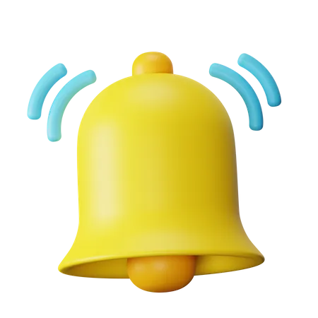 Notofication Bell  3D Icon