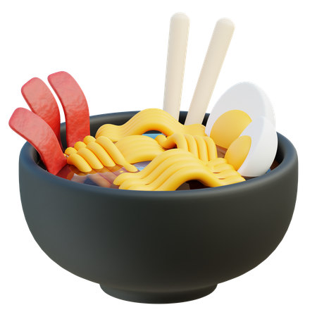 Nouilles ramen  3D Icon