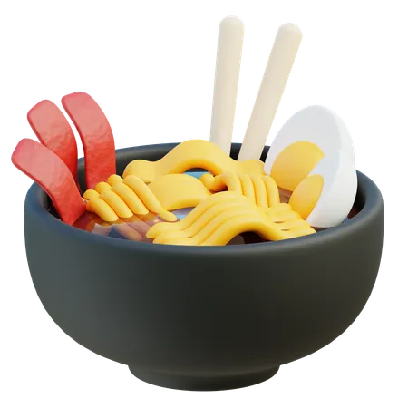 Nouilles ramen  3D Icon