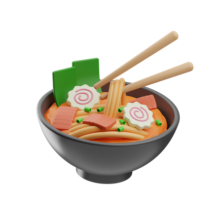 Nouilles ramen  3D Icon