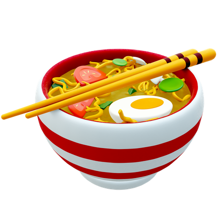 Nouilles ramen  3D Icon