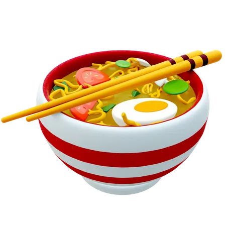 Nouilles ramen  3D Icon